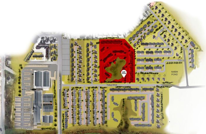 Vacant Residential Land for Sale in Pinelands: 23,797m2, zoned for 59 units.