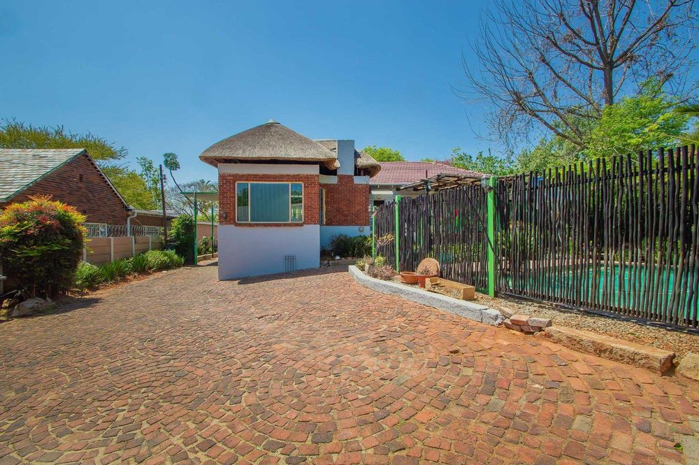 Back yard area for additional parking