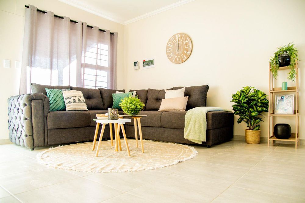 Modern open-plan living.