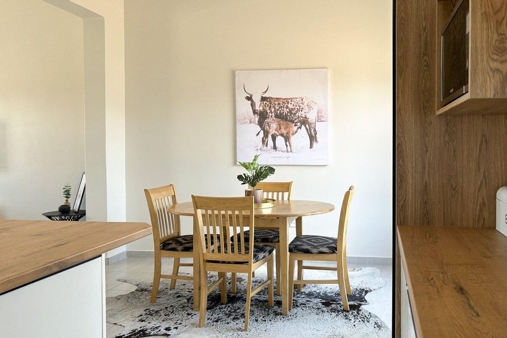 Modern open-plan living.