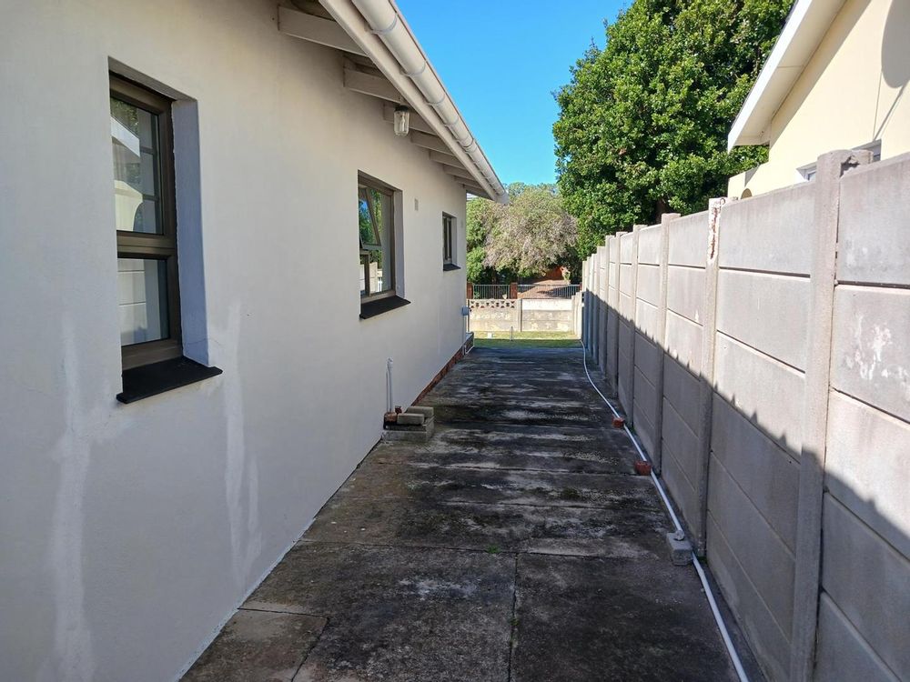 The Area next to the Garage - on the side of the 1 boundary.