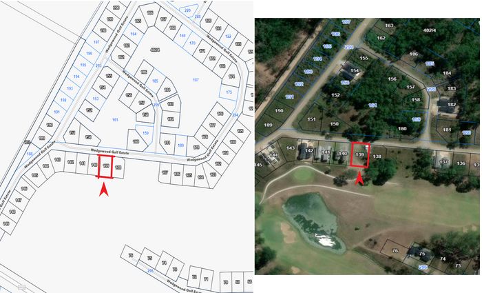 Vacant Land Residential for Sale in Wedgewood Golf Estate with approved plans and utilities.