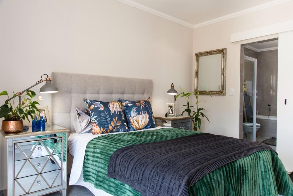 Main bedroom with plenty of cupboards and ensuite bathroom.