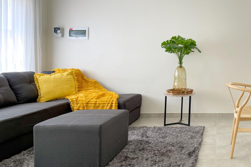 Modern open-plan living.