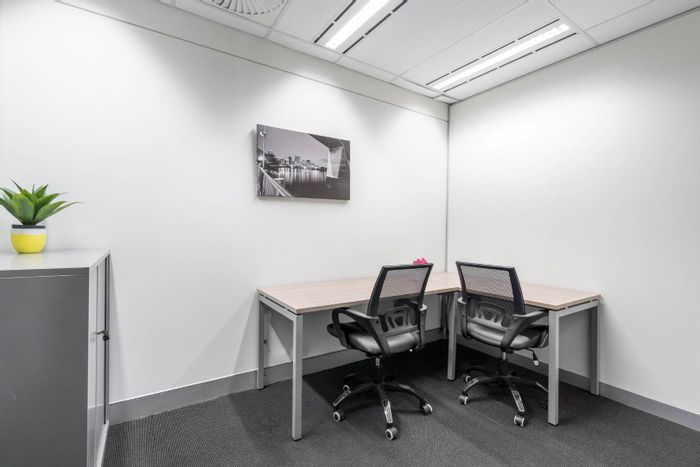 Office to Rent in Centurion Central: Private space, common area, flexible Regus membership.