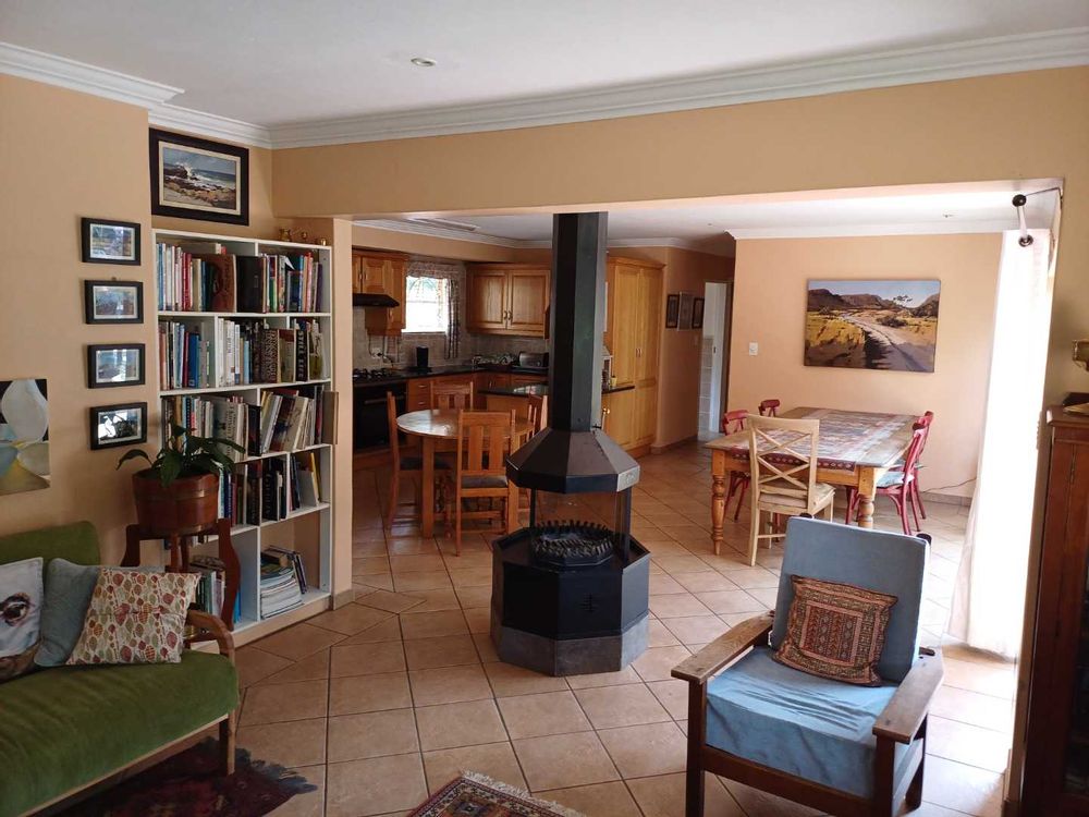 Living Area with Fireplace