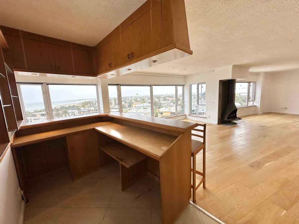 Wooden bar area with inside Barbeque