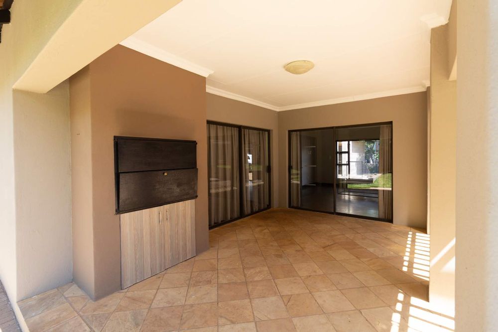 Patio with built-in braai