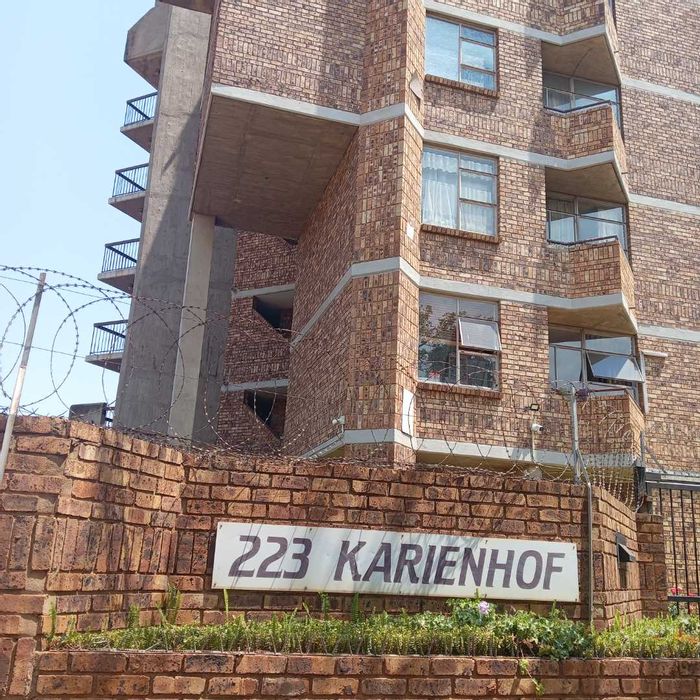 2-Bedroom Apartment For Sale in Pretoria North with security and communal braai area.