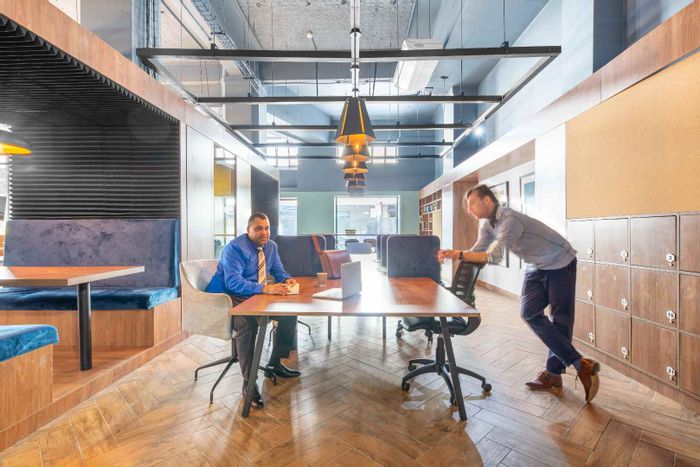 Office To Rent in Cape Town City Centre: Private space, common area, vibrant location.