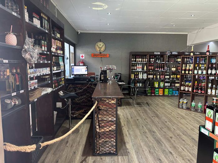 Retail liquor store for sale in Swakopmund Central with license and stock included.