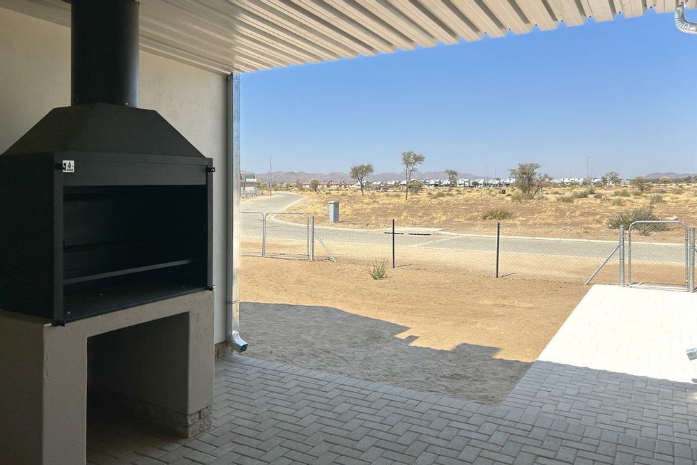 Undercover, built-in braai area for your enjoyment.