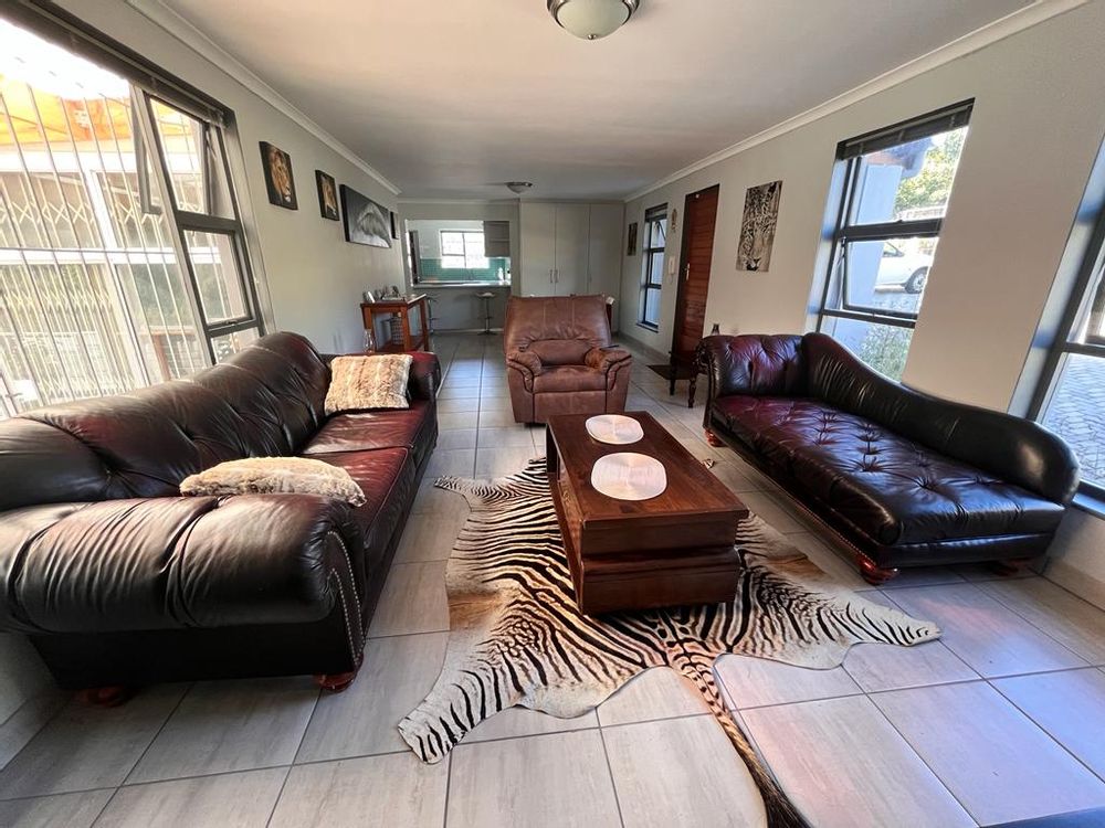 Living Area into Dining Area