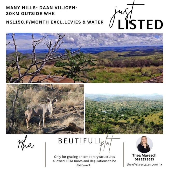 Property #2472049, Small Holding Rental Monthly in Daan Viljoen