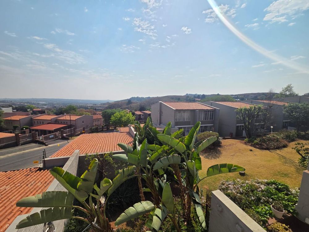 Stunning view overlooking the garden from the main bedroom