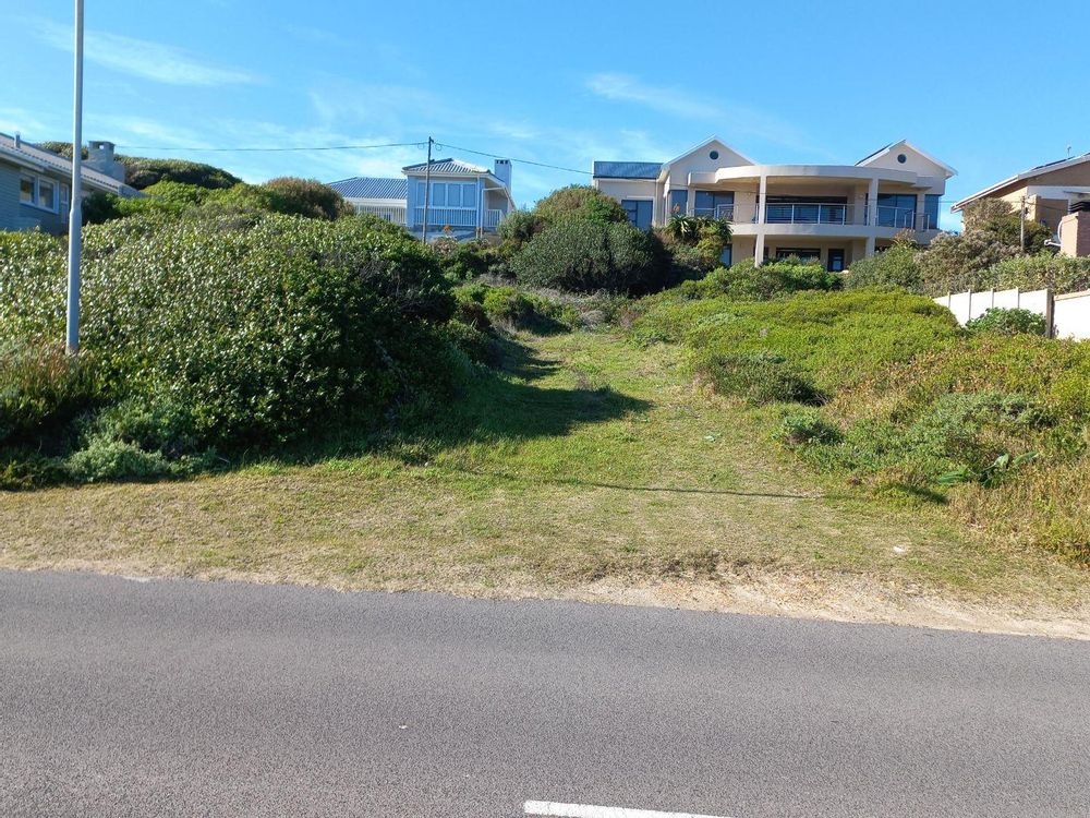 Our Sea front Plot - directly in front of us.