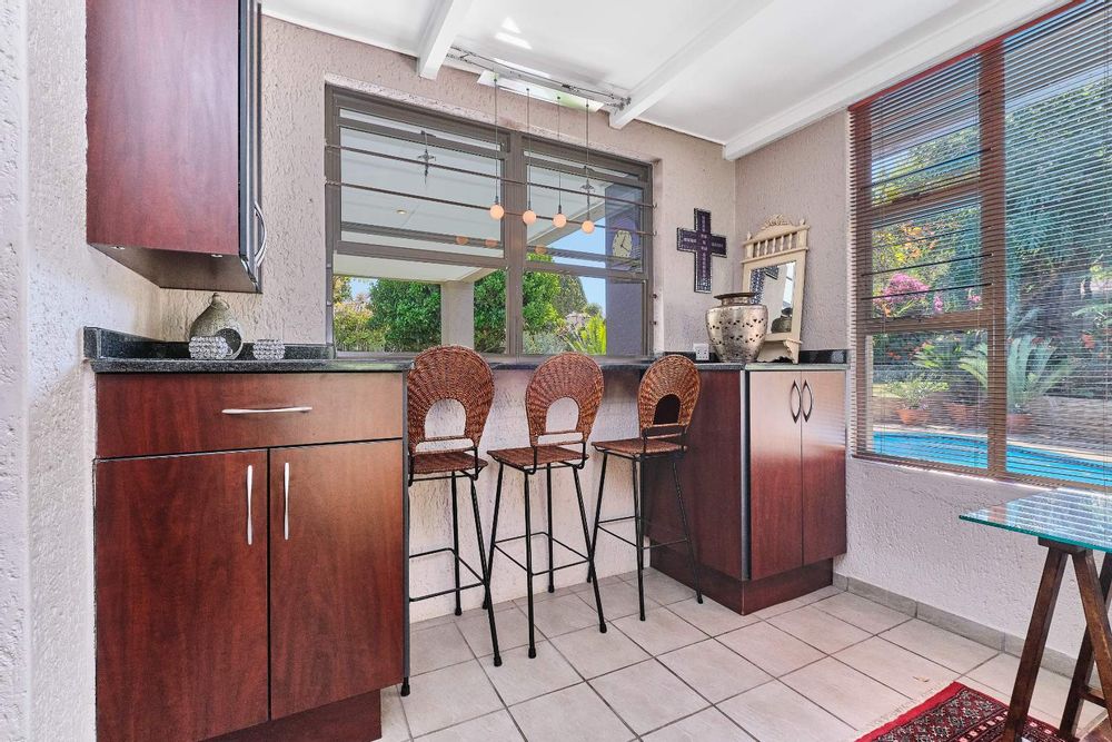 Bar area  accessible to patio 