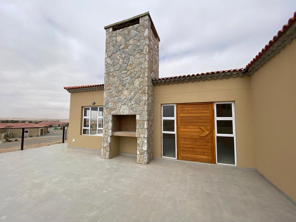 Front entrance and outdoor BBQ