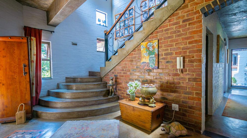 Interesting entrance hall