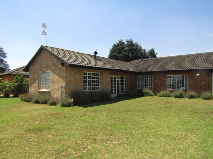 Delmas Central Small Holding To Rent: Family home, flatlet, pool, farming potential.