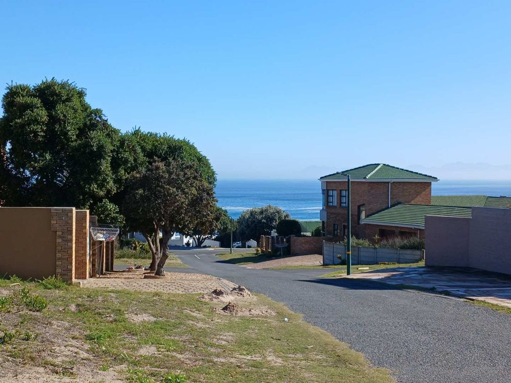 Permanent Sea View down the Street; Hangklip coastline in the background.