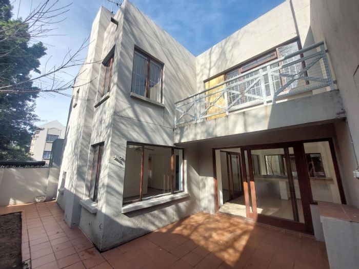 Morningside Townhouse For Sale: 3 bedrooms, private garden, pool, 24-hour security.