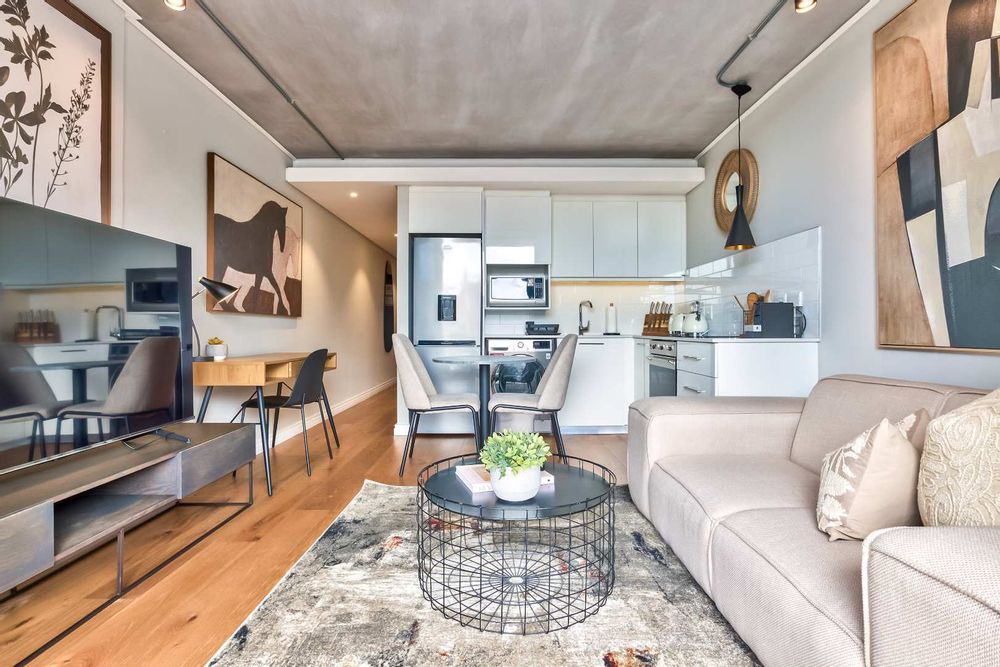 Open plan living space 