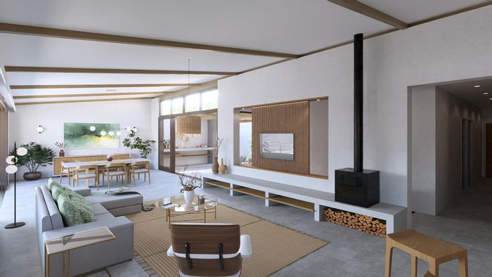 For Sale: Townhouse in Auasblick with 3 bedrooms, 4 bathrooms, and outdoor lounge.