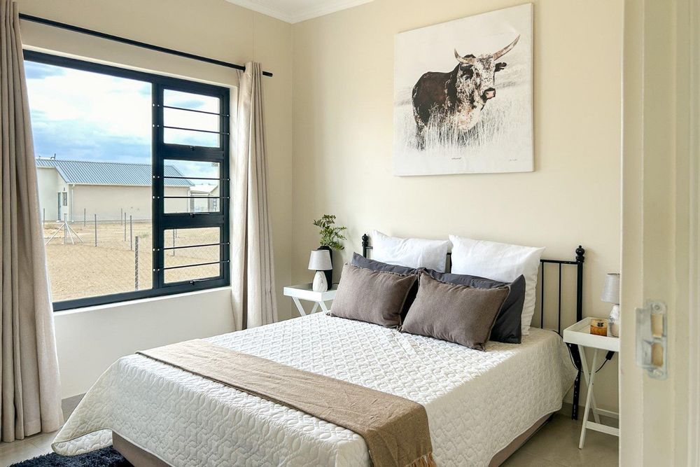 All bedrooms with built-in cupboards.