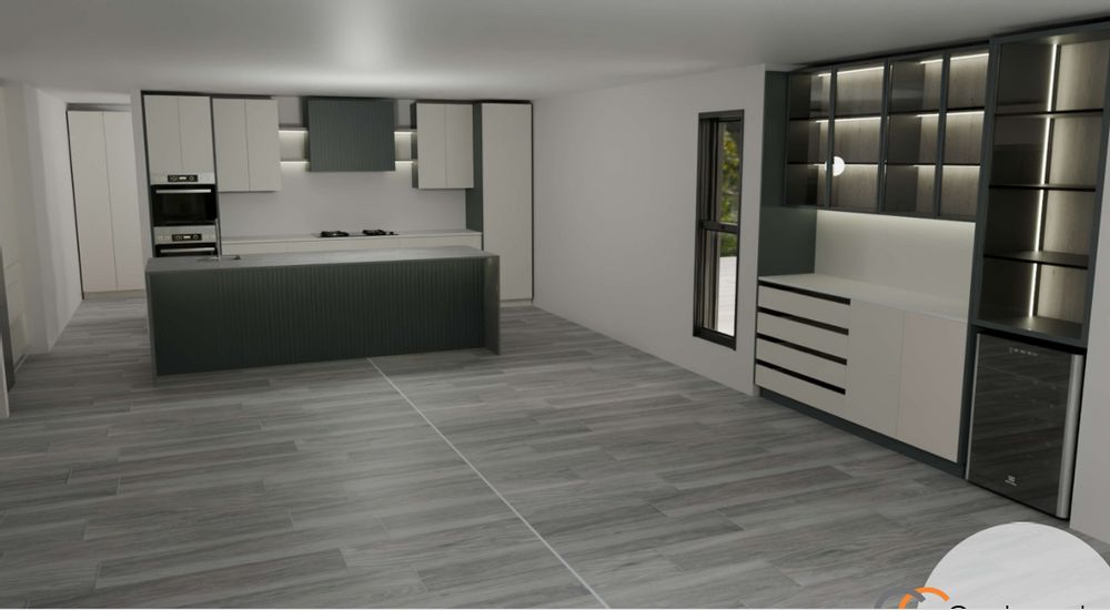 Kitchen and dining room