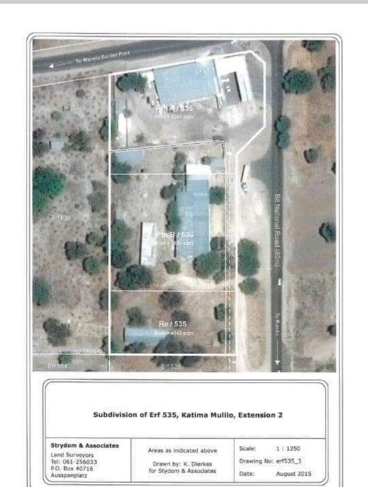 For Sale: Business in Katima Mulilo Central with office, store, and warehouse facilities.