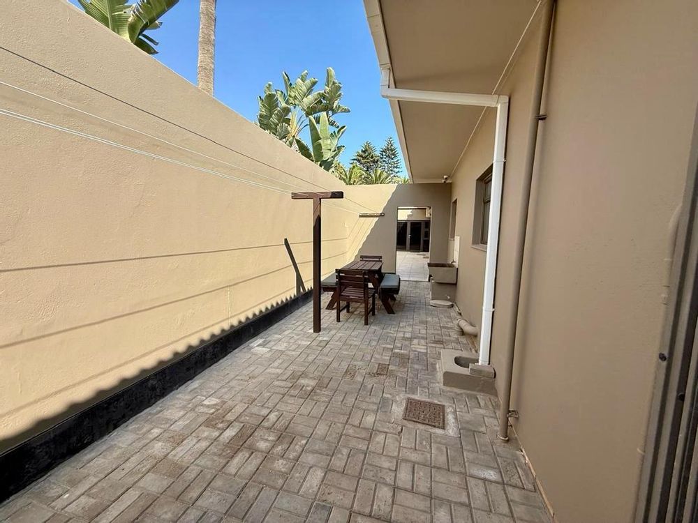Courtyard outside of the laundry room