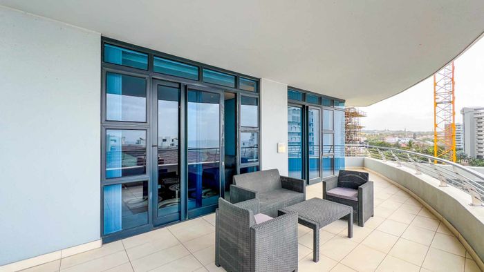 3-Bedroom Apartment To Rent in Umhlanga Rocks Central with sea views and amenities.
