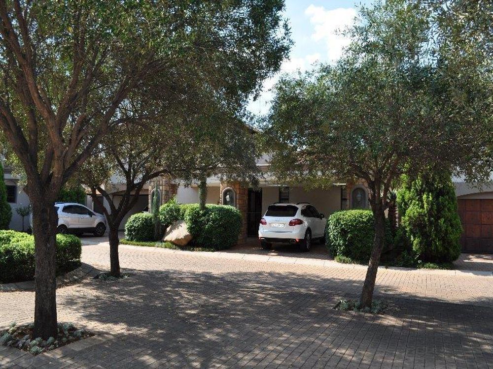 Undercover parking and a double garage