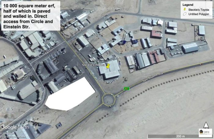 Prime Industrial Land For Sale, Swakopmund Industrial Entry Exposure