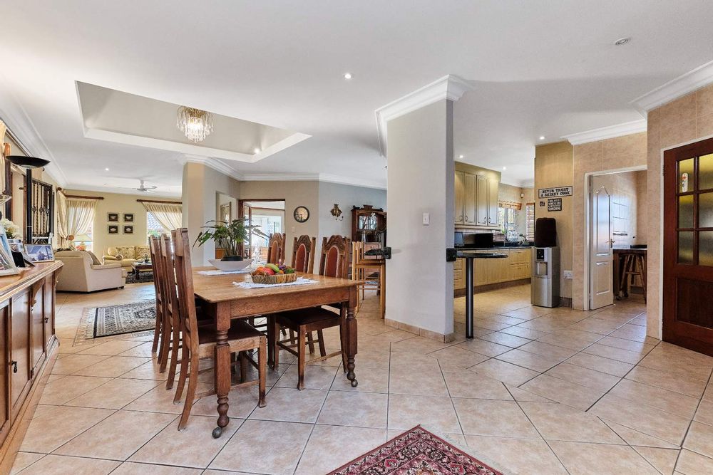 Open plan dining area