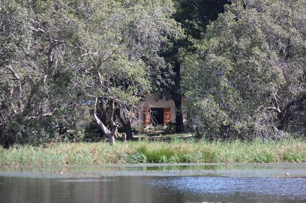 View of Reception Area From Lake When Full