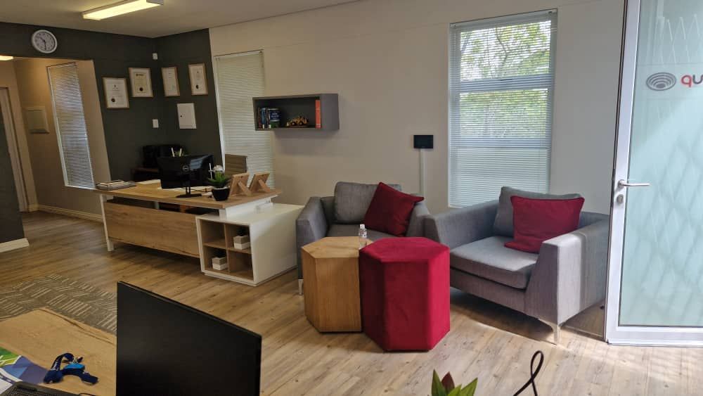 Entrance to open plan office