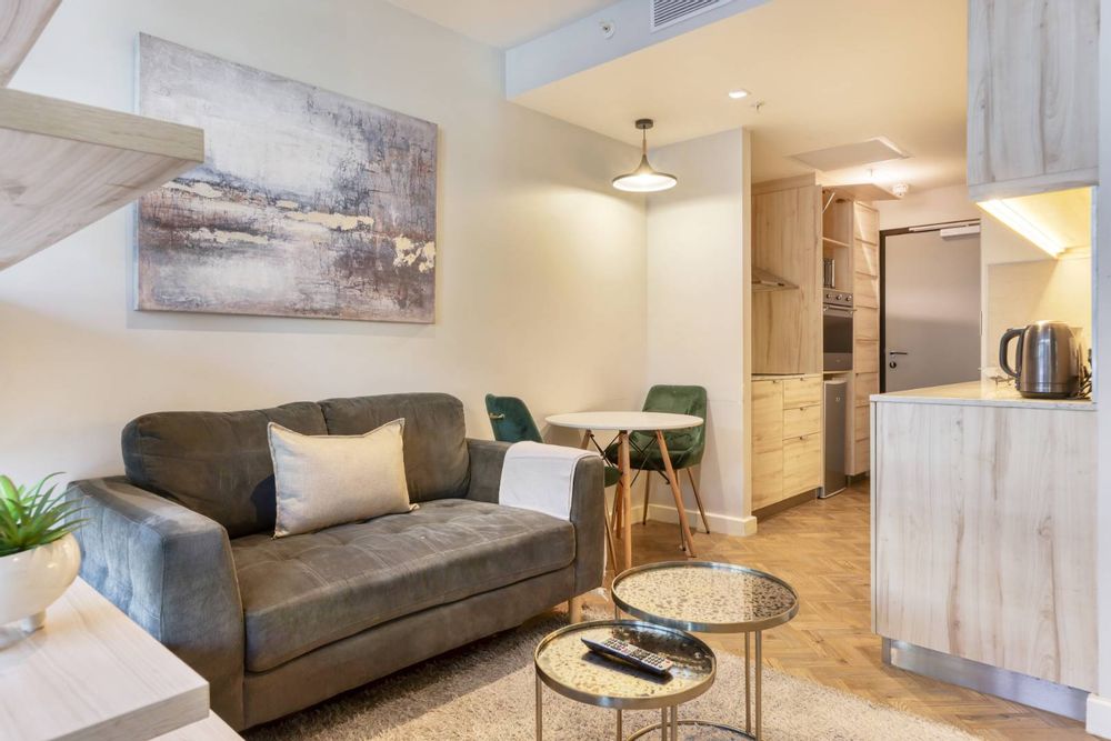 Open plan living area