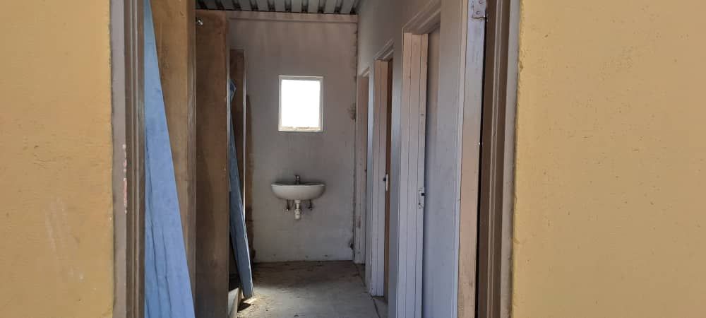 Inside staff bathrooms.