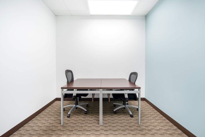 Office to Rent in Century City: Private space for 3, shared amenities included.
