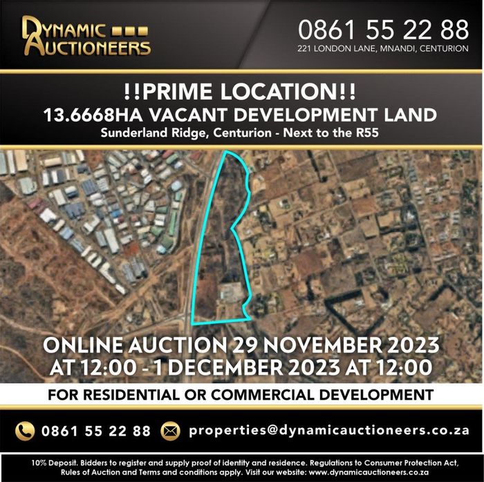 Property #2069597, Vacant Land Commercial auction in Sunderland Ridge