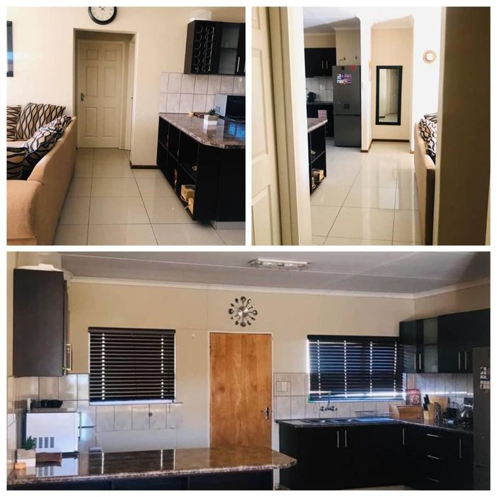 For Sale: 3-bedroom apartment in Khomasdal with carport, garage, and open plan living.