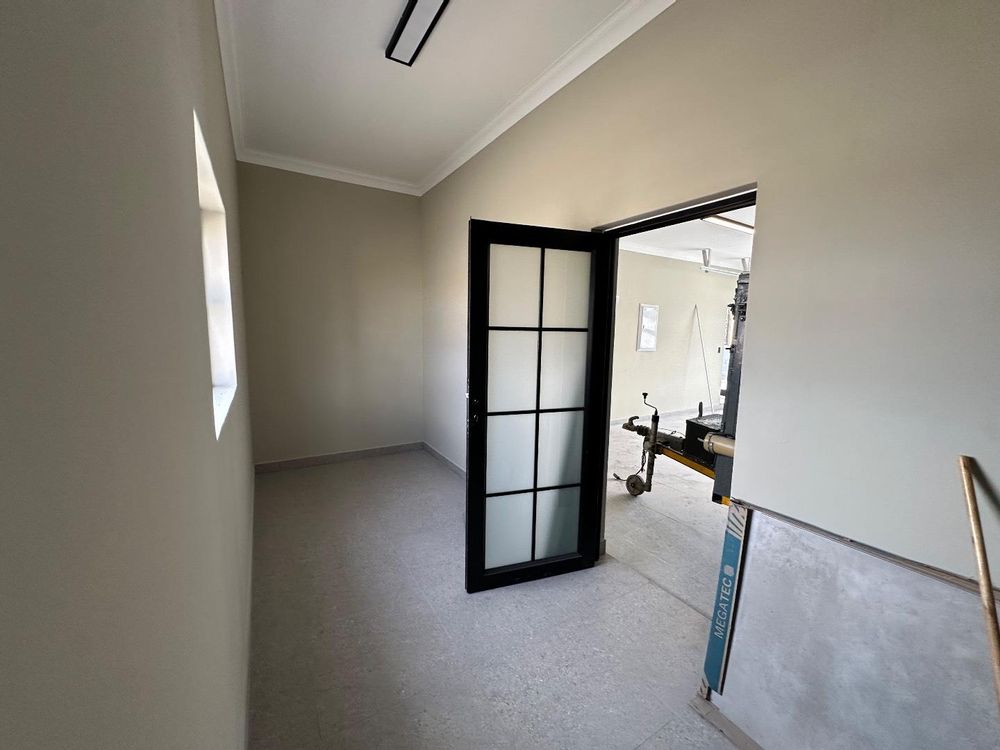 Store room behind garage