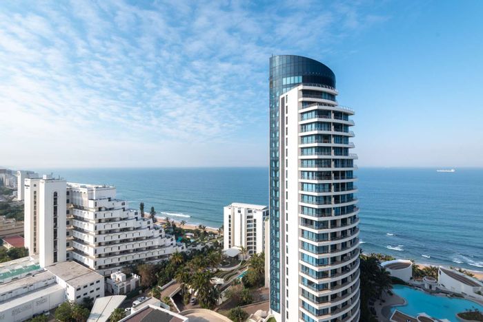 For Sale: Apartment in Umhlanga Rocks Central with sea views, balcony, and mall access.