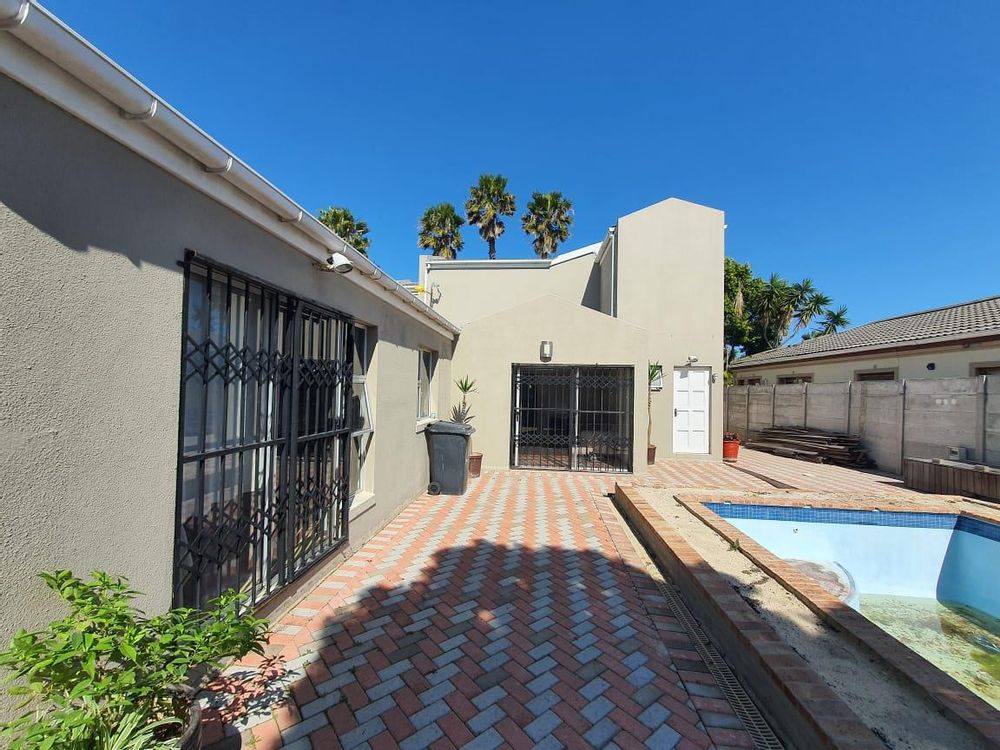 The back of the house with the pool