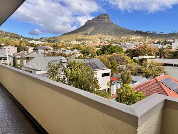 Two-bedroom apartment in Gardens with garage, balcony, and mountain views. To Rent.