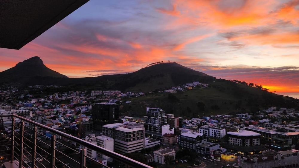 Breathtaking sunset views from your apartment