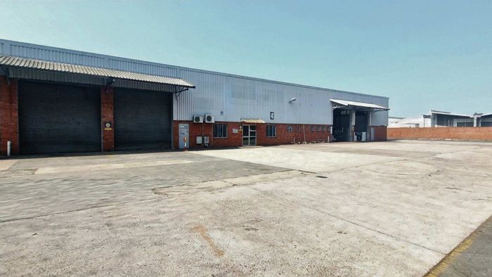 Industrial warehouse in New Germany to rent, features dock leveller and multiple offices.