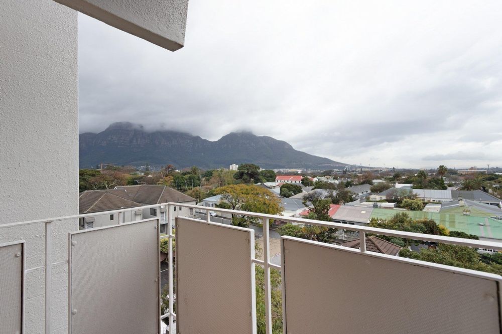 Balcony with mountain view